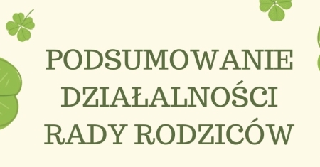 Podsumowanie działalności Rady Rodziców 2025/2026